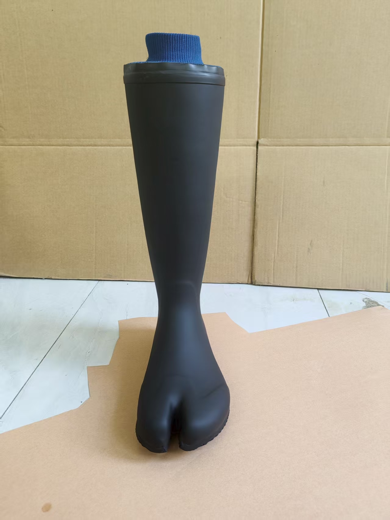 Stivali in lattice da uomo, alti fino al ginocchio